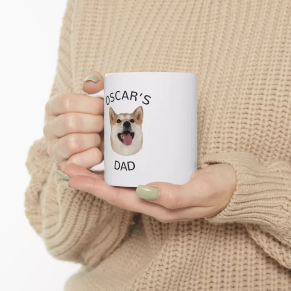 Custom Mug With Dog Face and Name 4