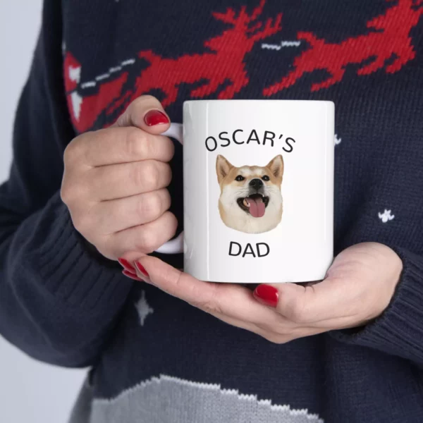 Custom Mug With Dog Face and Name 2