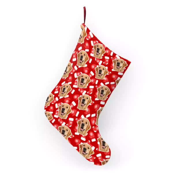 Personalized Christmas Stockings With Dog Photo 5