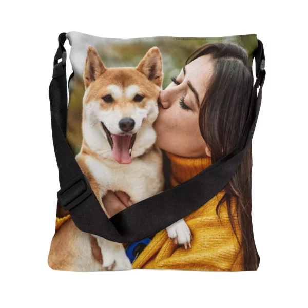 Custom Dog Adjustable Tote Bag 1